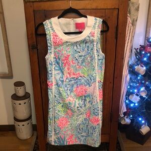 Lilly Pulitzer Mila Stretch Shift Dress Sink or Swim Women’s Size 8